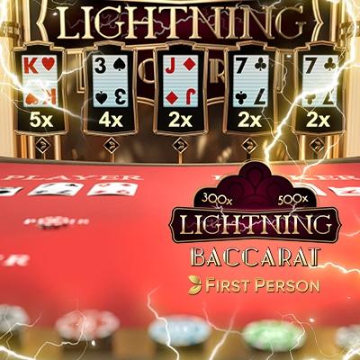 First Person Lightning Baccarat